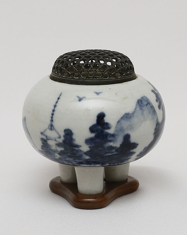 木米染付香炉