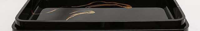 A pair of Trays with Wave Design