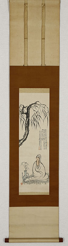 楊柳観音図自画賛
