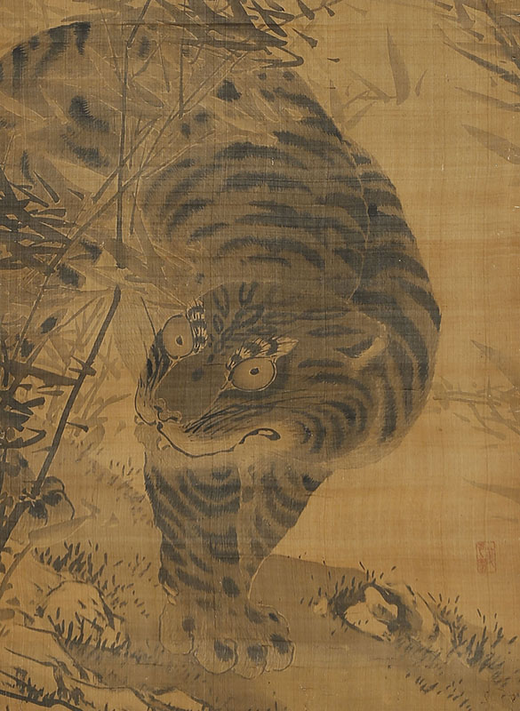 虎図