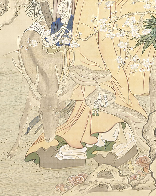 Jurojin beneath a Plum Tree (1813)