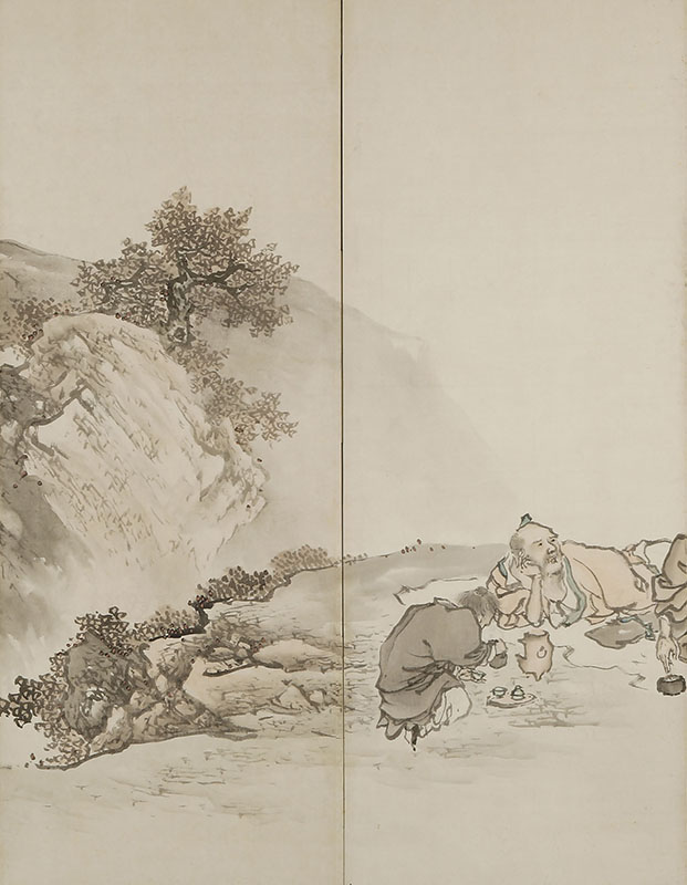 琴棋書画図(文化4年)