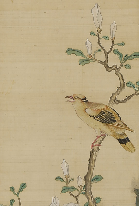 辛夷黄鳥図(安永2年)