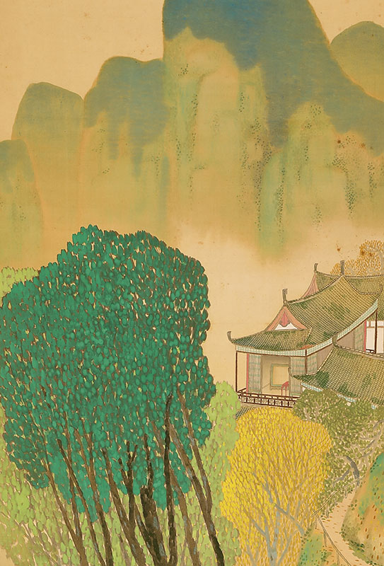 In the Autumn Mountain