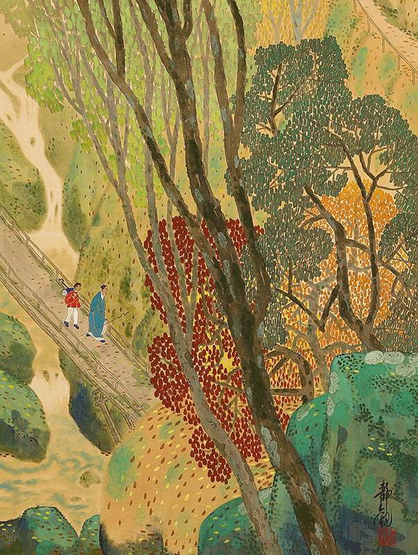 In the Autumn Mountain