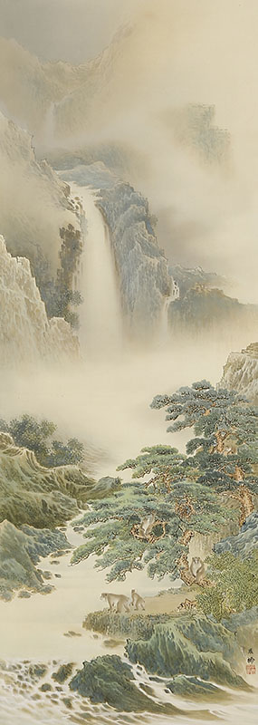 Monkeys and Waterfall