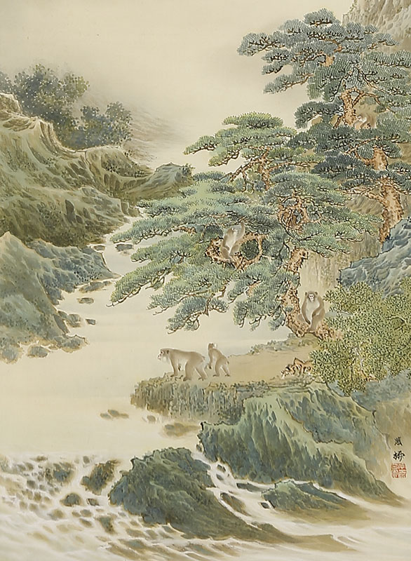 Monkeys and Waterfall