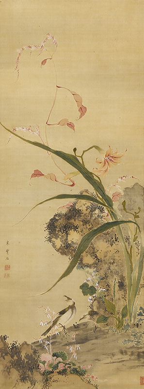 Bird and Flowers