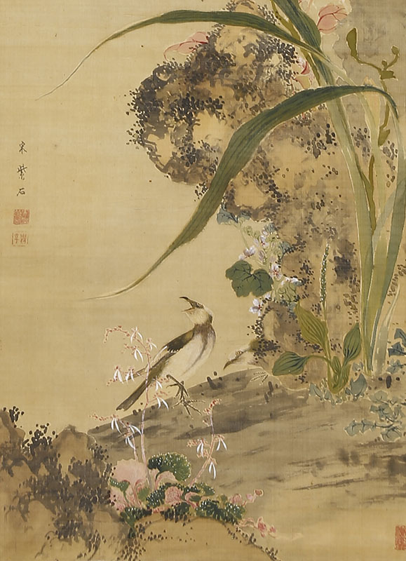 Bird and Flowers