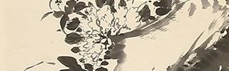 Flowers, Figures and Horses Harimaze Byobu Screen