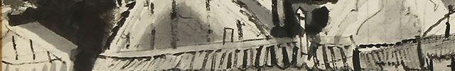 Landscape of Nara, framed