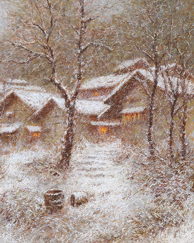 Hot Spring Village, framed