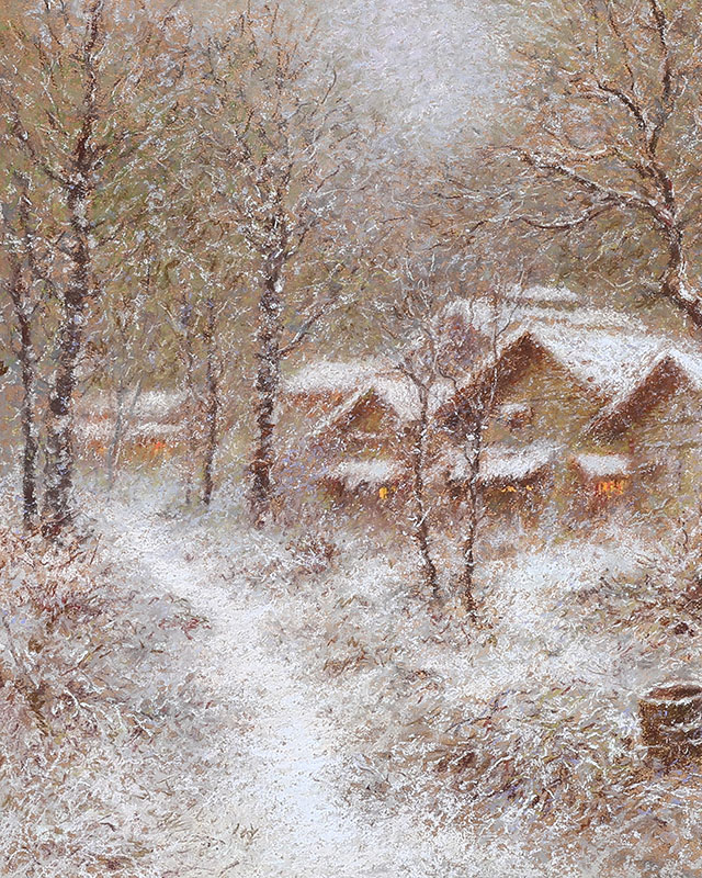 Hot Spring Village, framed