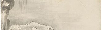 松上鷹柳下双馬図
