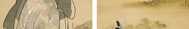 Sixteen Beauties (a pair of screens)