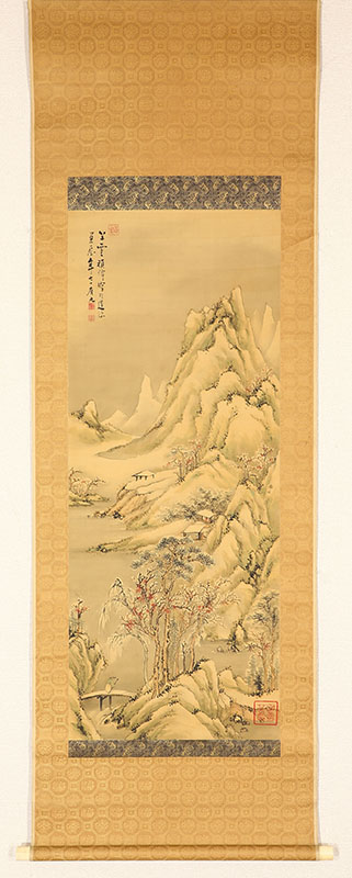 浅絳雪景山水図（79歳）