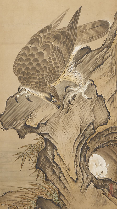 鷲兎図