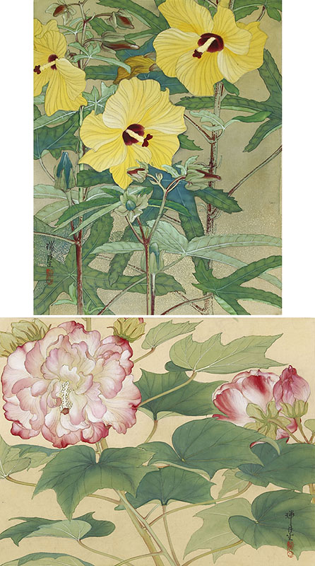 Flowers (1978, 30 original paintings, a pair of screens)