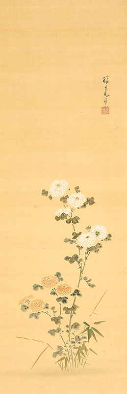 菊慈童図