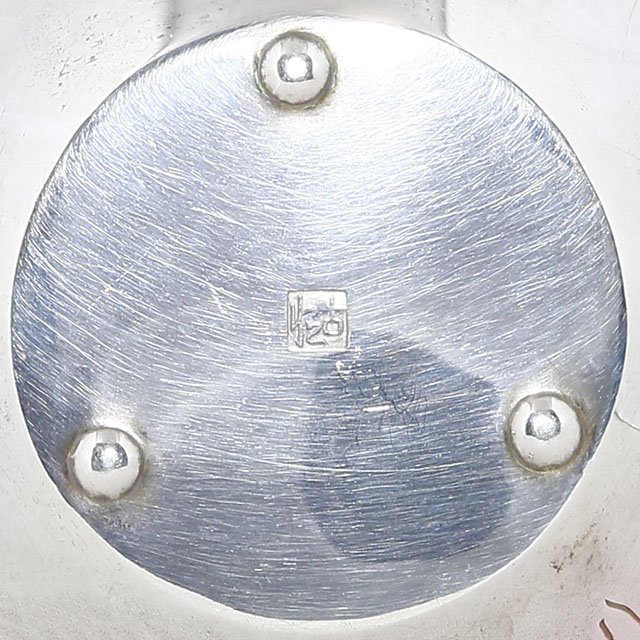 銀銚子(松竹梅図) 一対