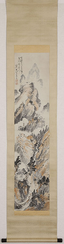 高士観瀑図（天保2年）