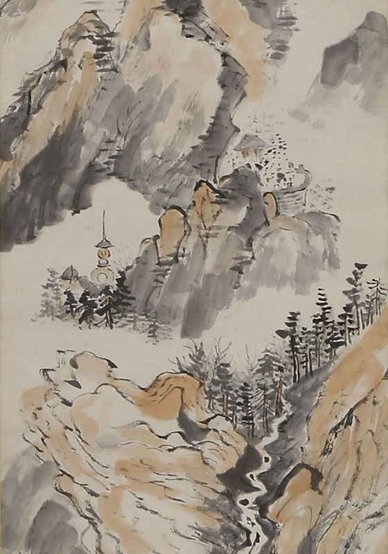 Scholar Viewing a Waterfall (1831)