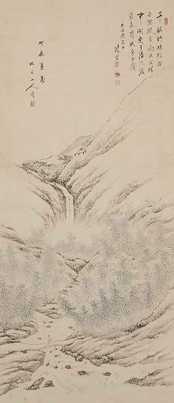 Cottage in Bamboo Forest (1852)