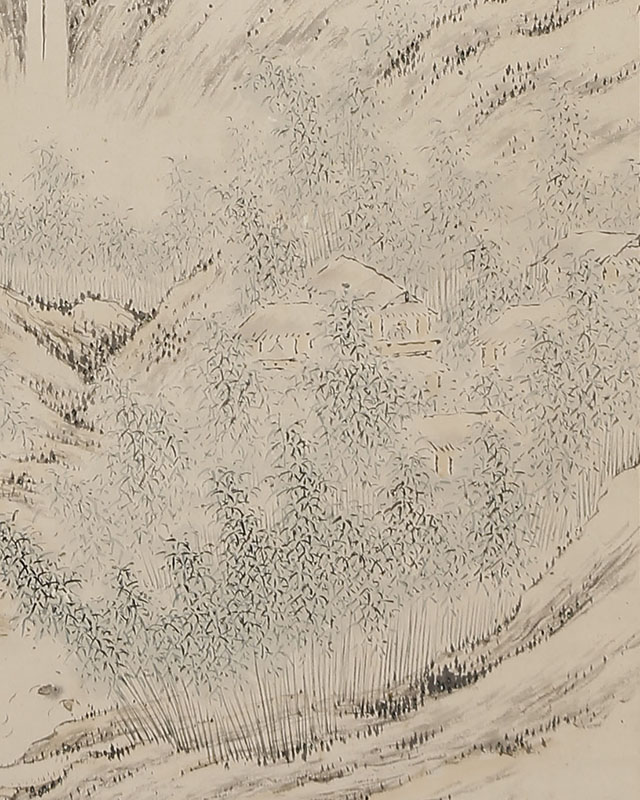 Cottage in Bamboo Forest (1852)