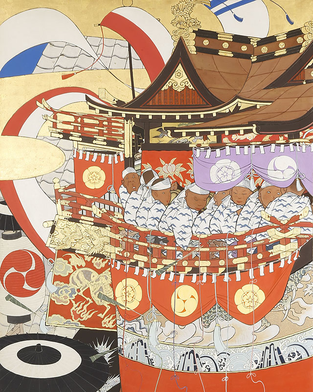 The Boat Float of the Gion Festival
