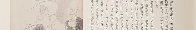 蓮花白鷺図