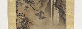 李白観瀑図