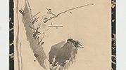 梅ニ叭々鳥図