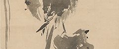 梅ニ叭々鳥図