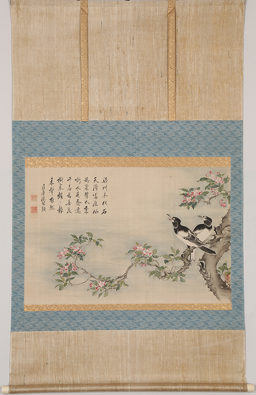 花鳥自画賛